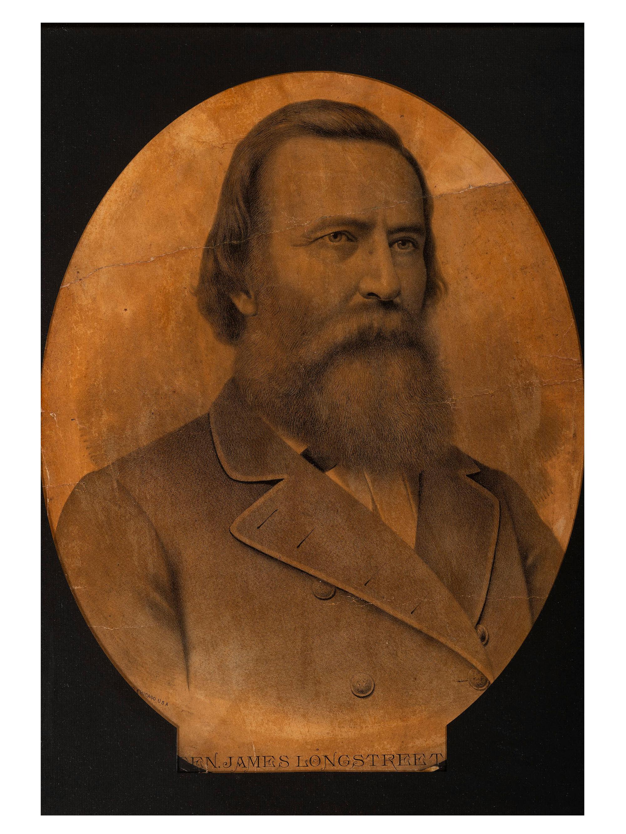 [LONGSTREET, JAMES (1821-1904)]. Gen. James Longstreet . Chicago: Kurz & Allison, [ca 1885].