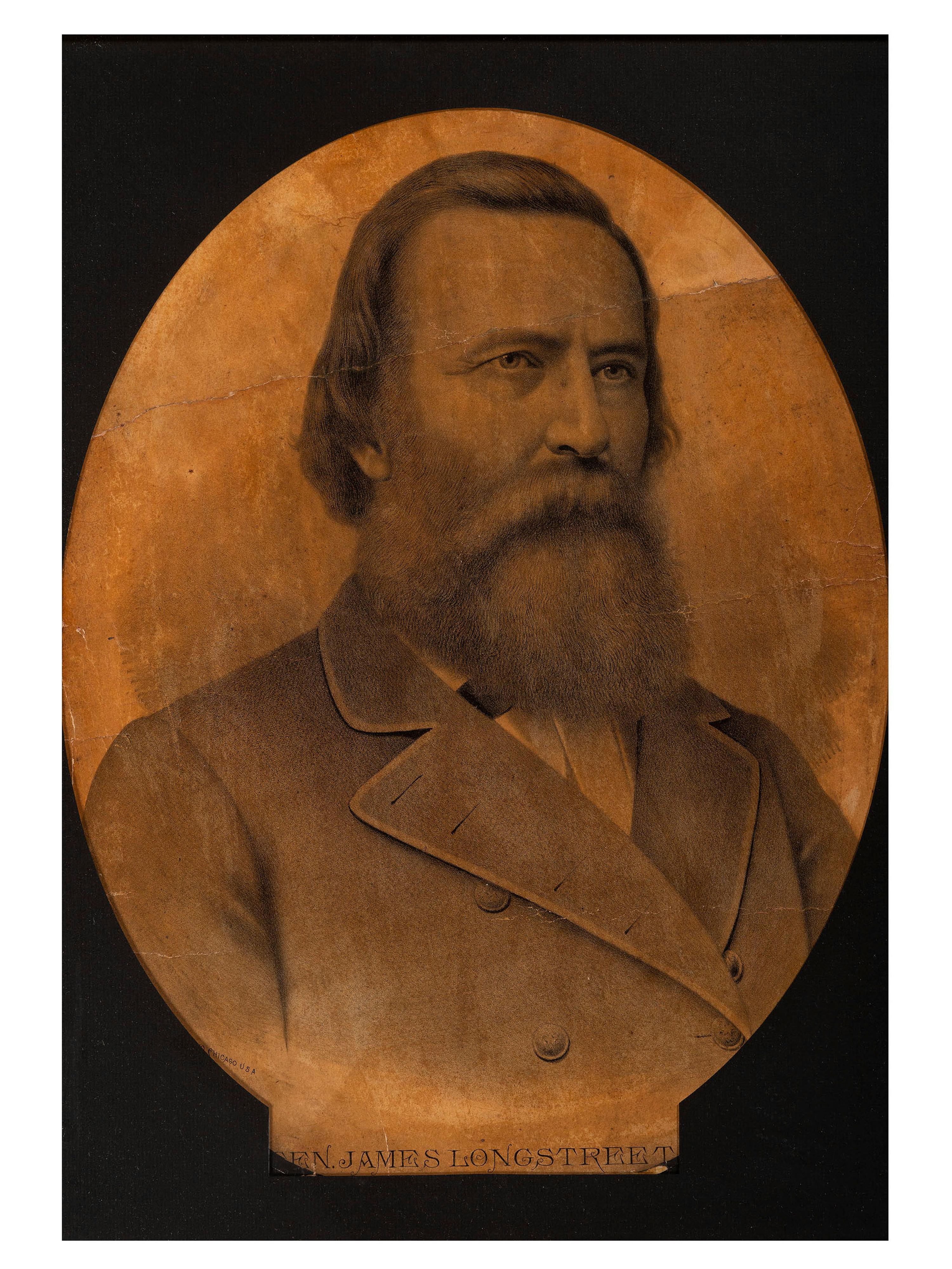 [LONGSTREET, JAMES (1821-1904)]. Gen. James Longstreet . Chicago: Kurz & Allison, [ca 1885].
