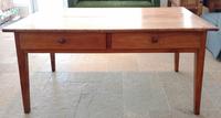 A Pine Work Table Height 30 x width 63 x depth 32 inches. — 20TH CENTURY
