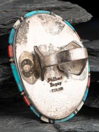 Sterling Silver and Mosaic Inlay Ring