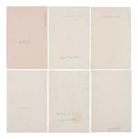 [INDIAN WARS]. A group of 21 cabinet cards of soldiers serving in the Dakotas, collected by Sergeant W.J. McDermott, 8th US Cavalry.