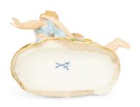 A Meissen Porcelain Figural Group of Two Putti — 19th Century