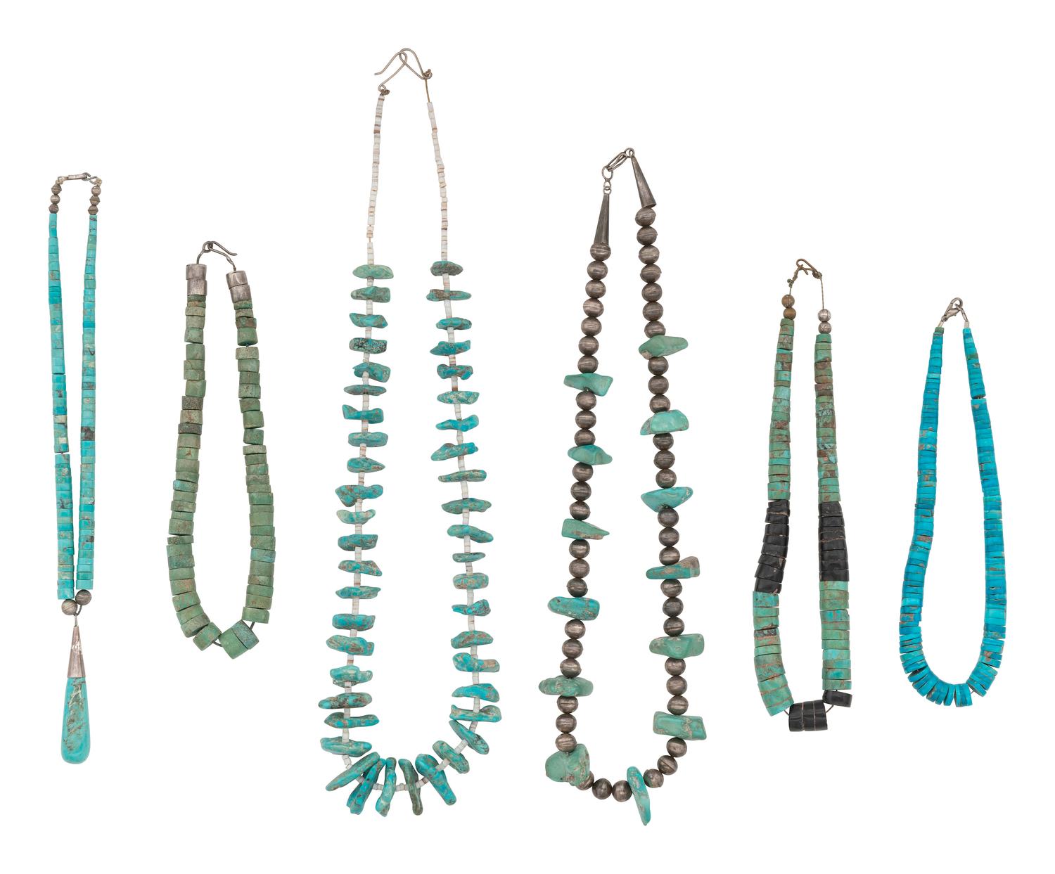 Pueblo and Southwestern-style Turquoise Necklaces