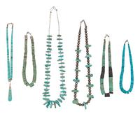 Pueblo and Southwestern-style Turquoise Necklaces