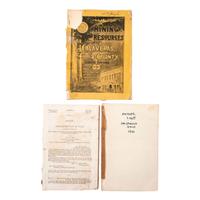[MINING - CALIFORNIA]. A group of photographs and booklets related to mining in Calaveras County, Atolia, and elsewhere in California, comprising: