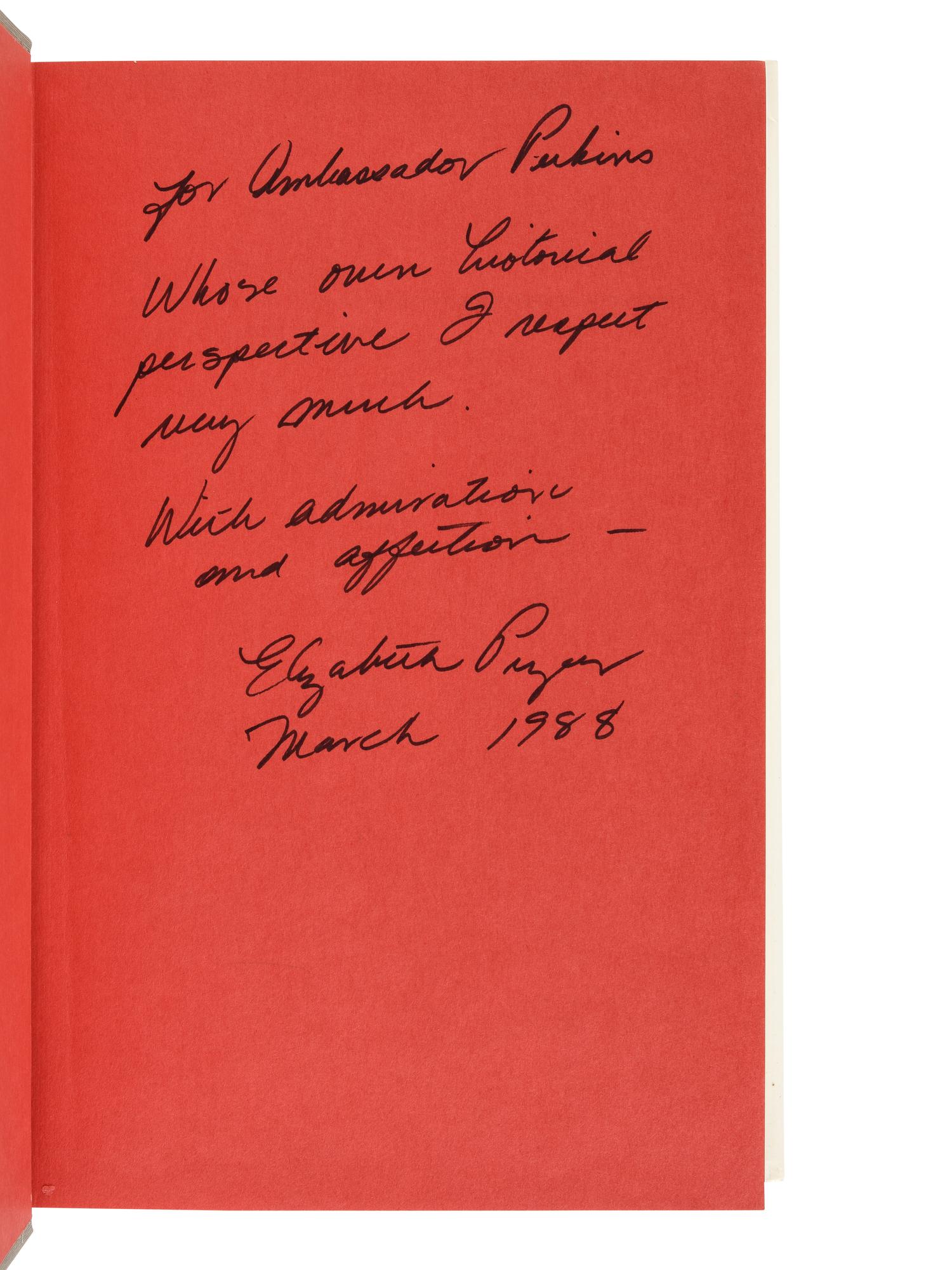 [PERKINS, Edward Joseph (1928-2020)]. A group of 24 works of biography or history, signed or inscribed to Perkins, including: