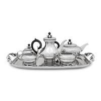 An American Silver Six-Piece Tea and Coffee Service