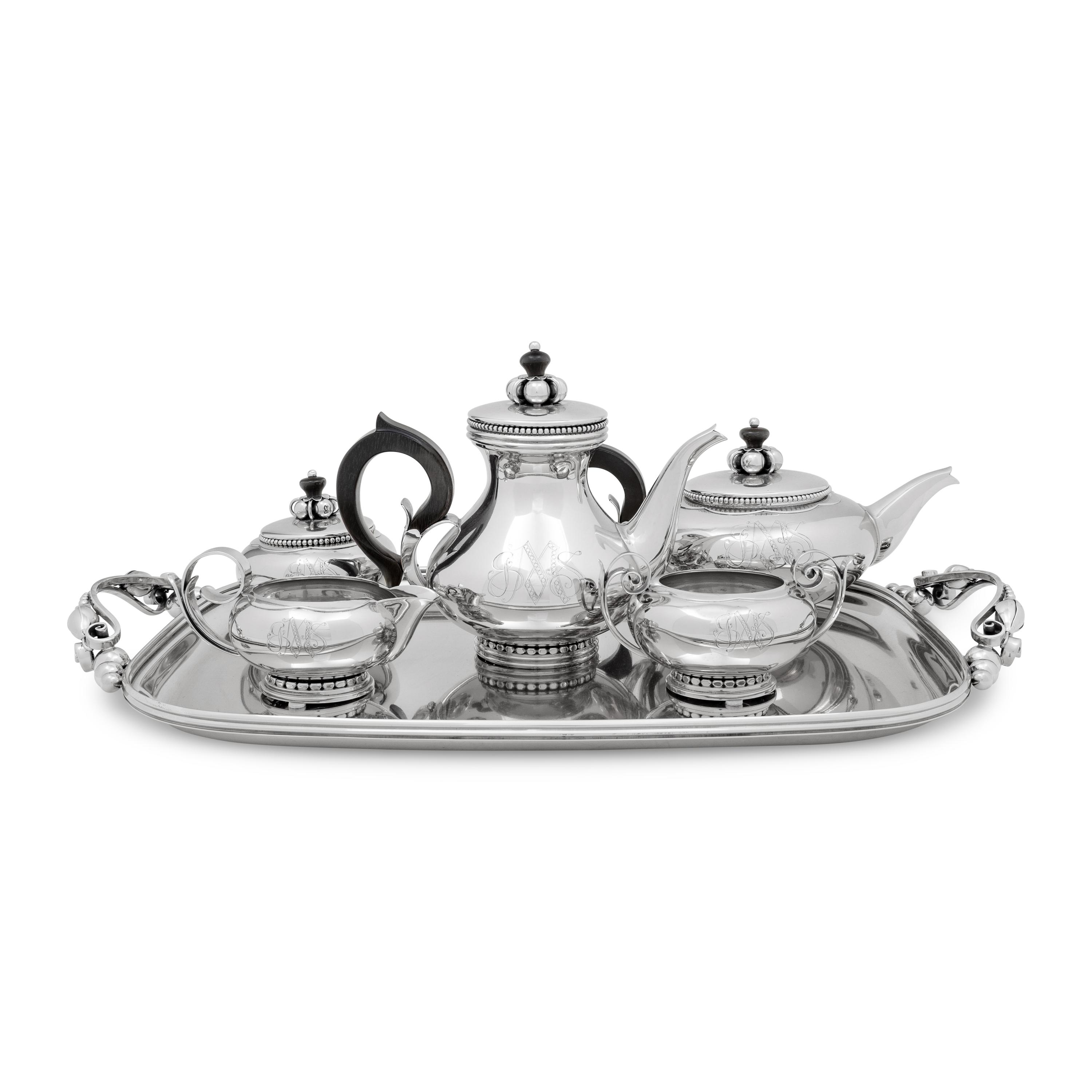 An American Silver Six-Piece Tea and Coffee Service
