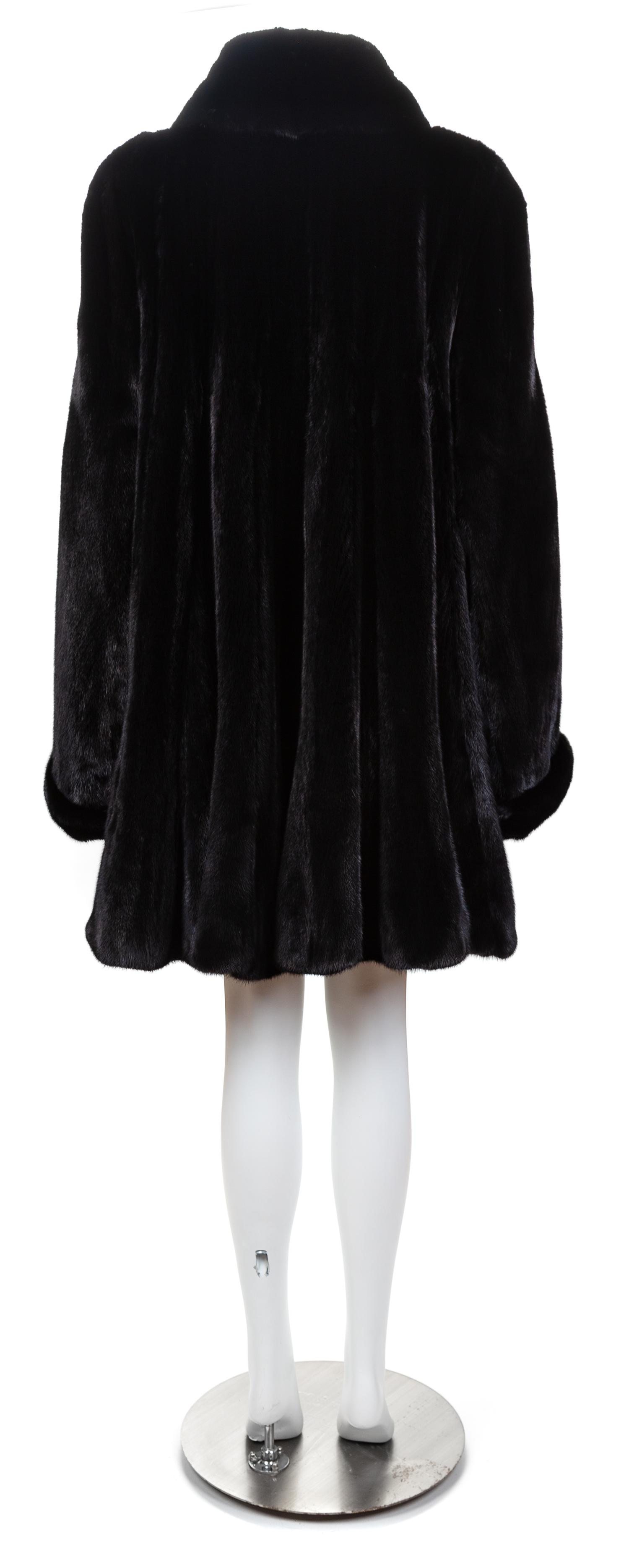 A Ranch Mink Short Coat, Size 44.