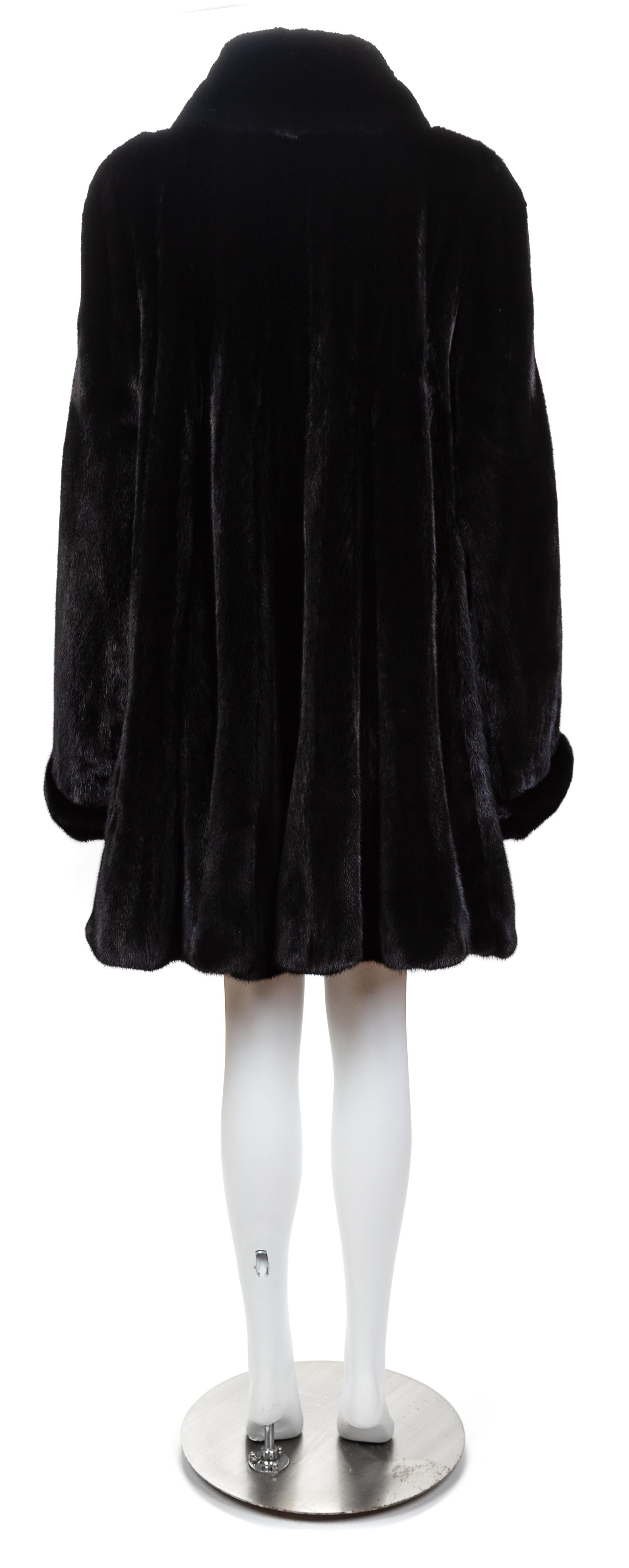 A Ranch Mink Short Coat, Size 44.