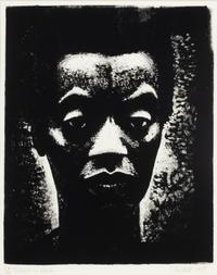 Elizabeth Catlett (American, 1915-2012) — Portrait in Black, 1978