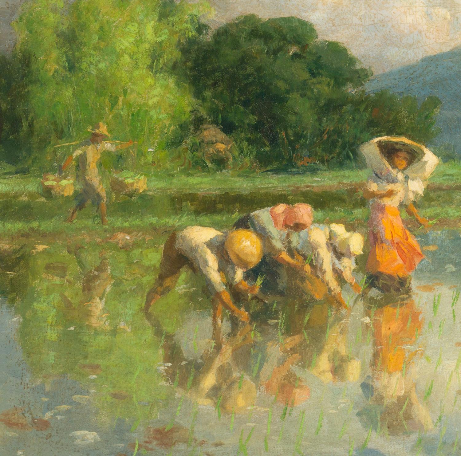 Workers in Rice Field , 1952