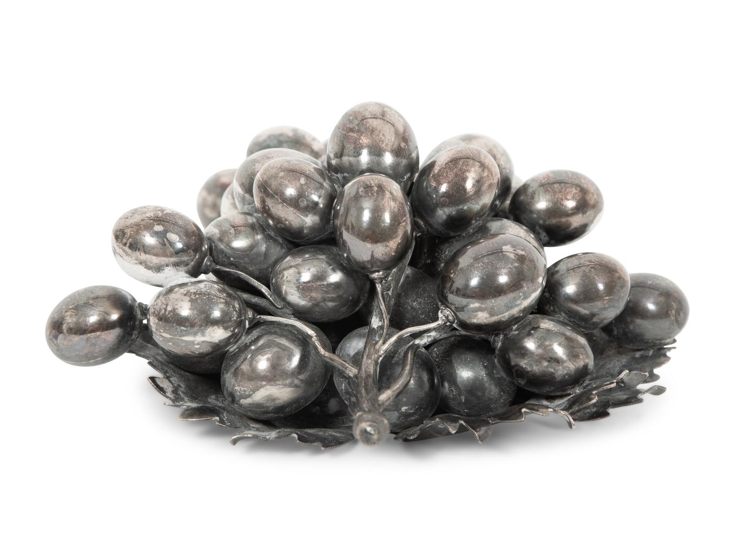 A Mario Buccellati Silver Fruit-Form Table Lighter