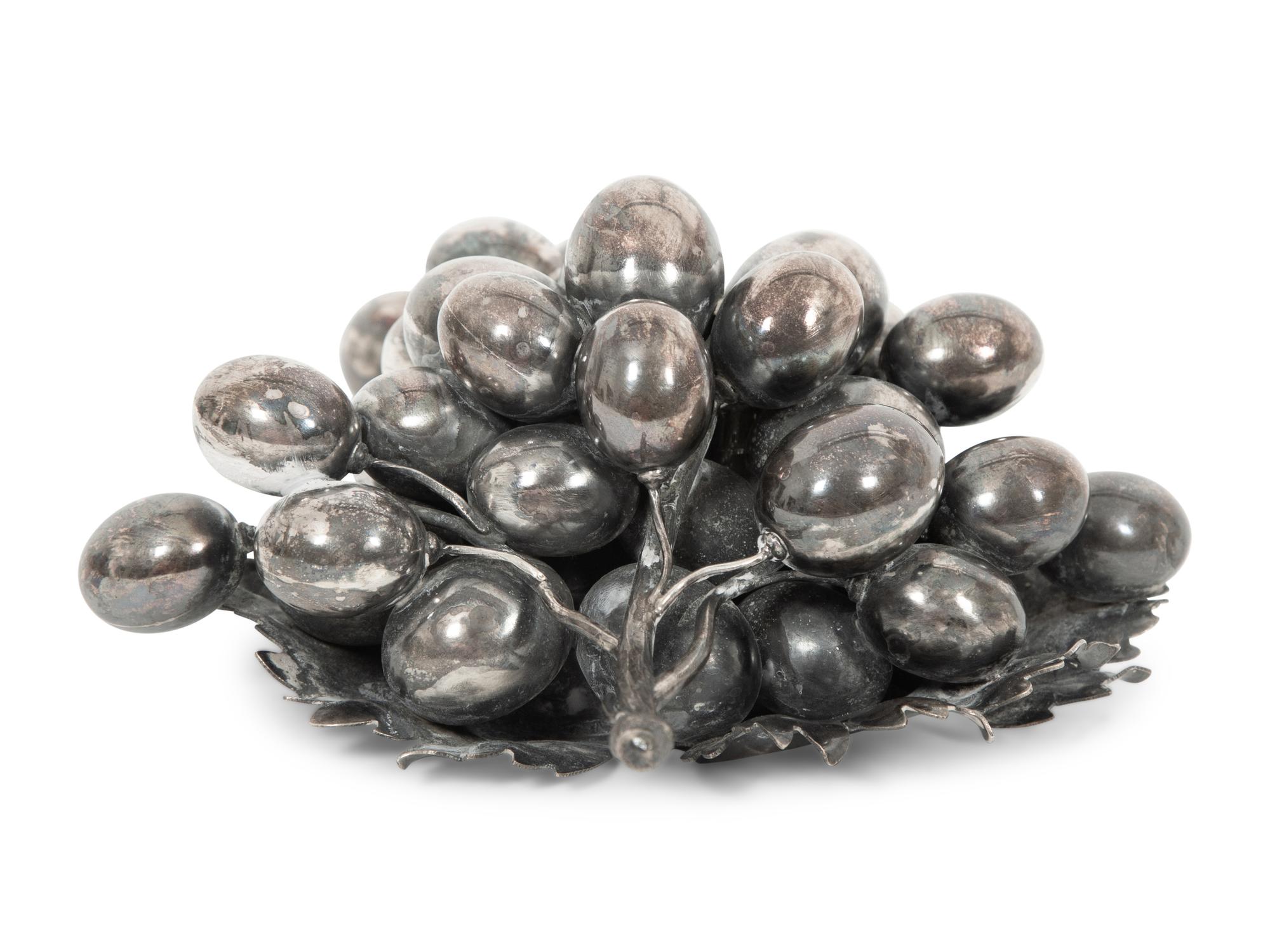 A Mario Buccellati Silver Fruit-Form Table Lighter