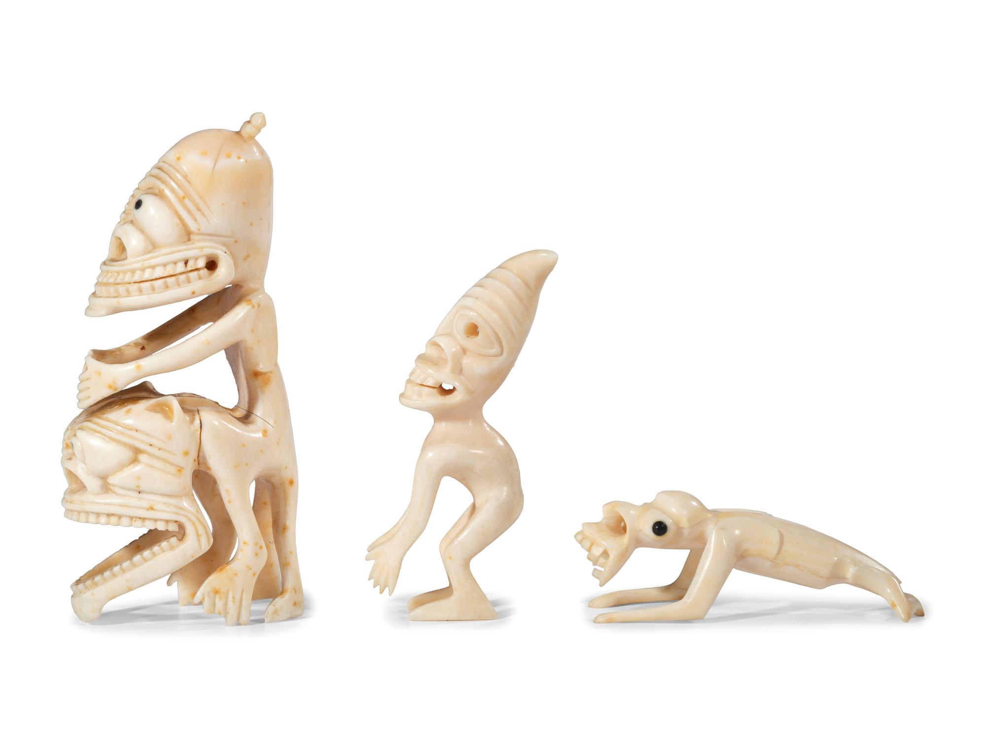 Greenlandic Inuit Carved Tupilaks