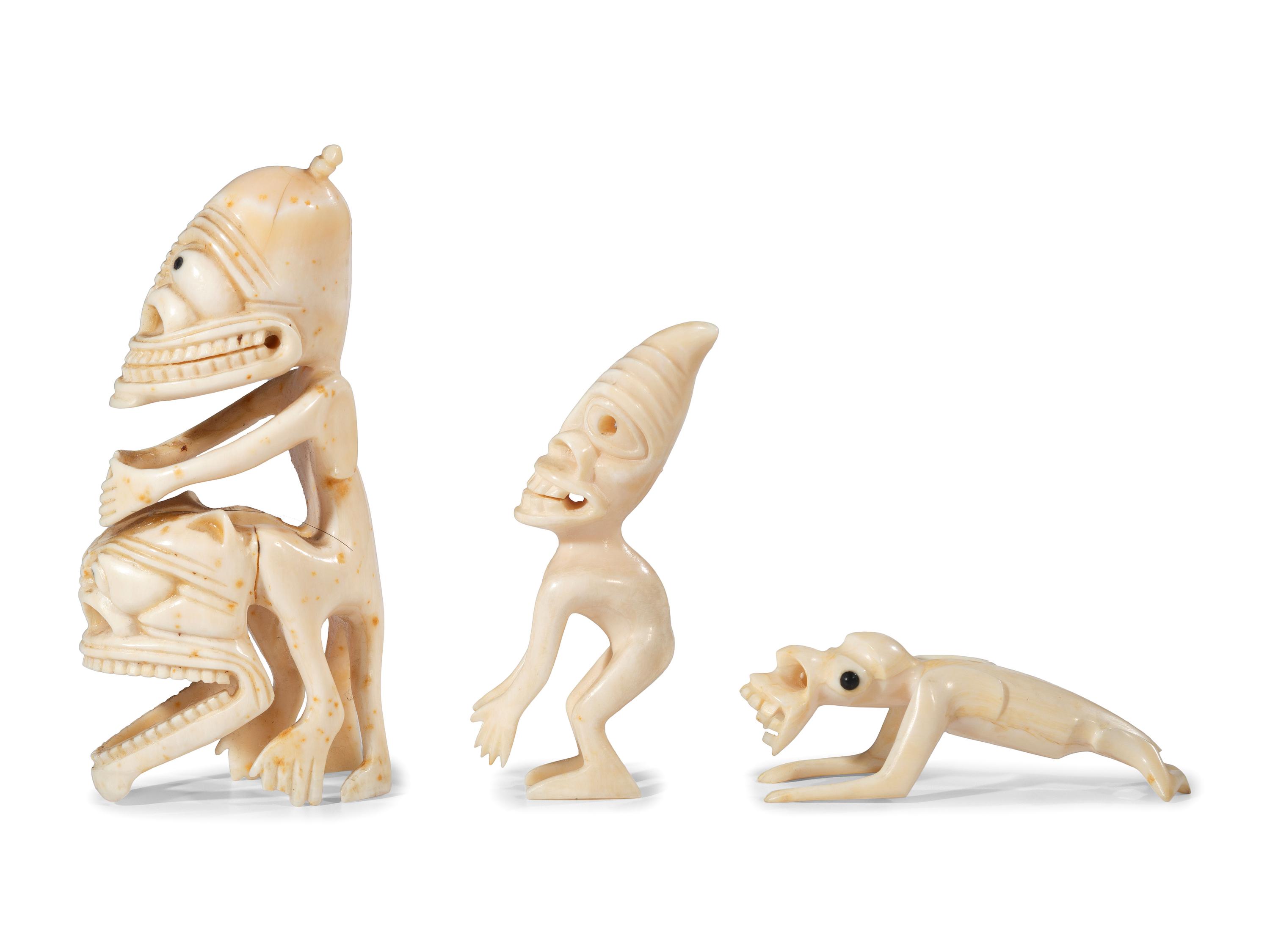 Greenlandic Inuit Carved Tupilaks