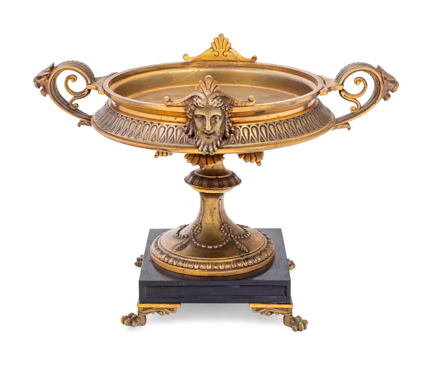A French Gilt Bronze Tazza