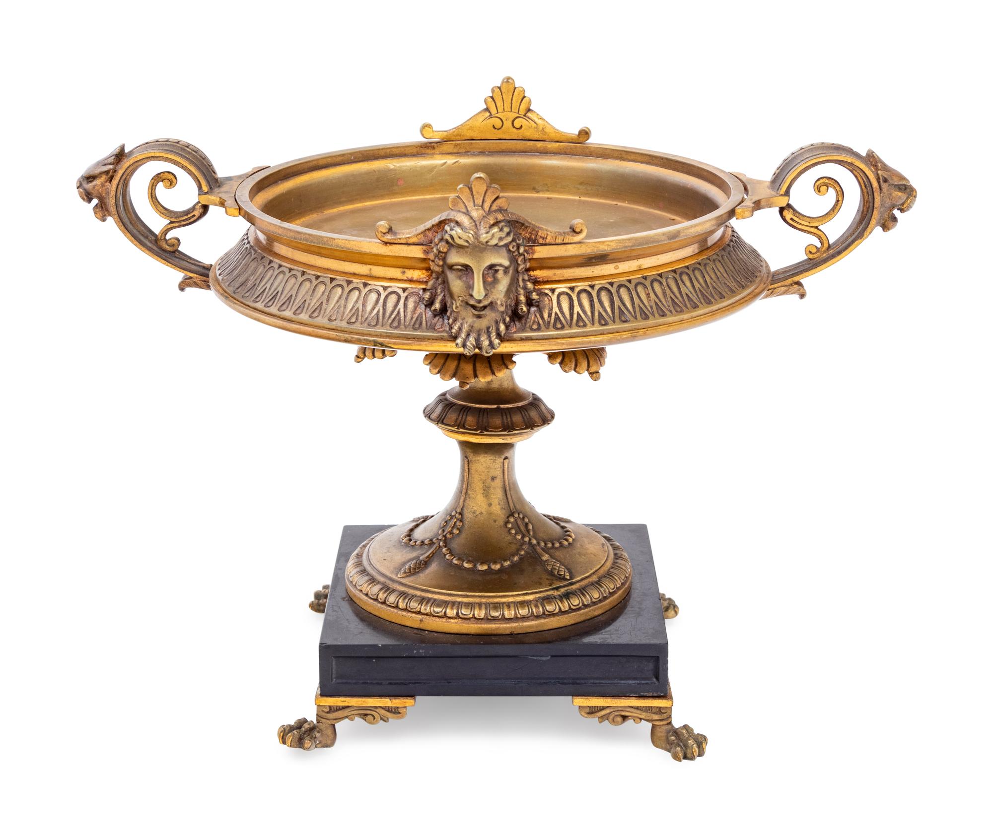 A French Gilt Bronze Tazza