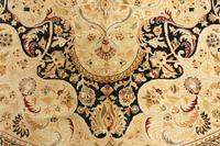 A Persian Style Circular Wool Rug