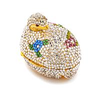 Judith Leiber Quail Crystal Pill Box