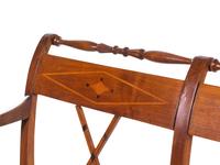A French or Italian Provincial Fruitwood Bench