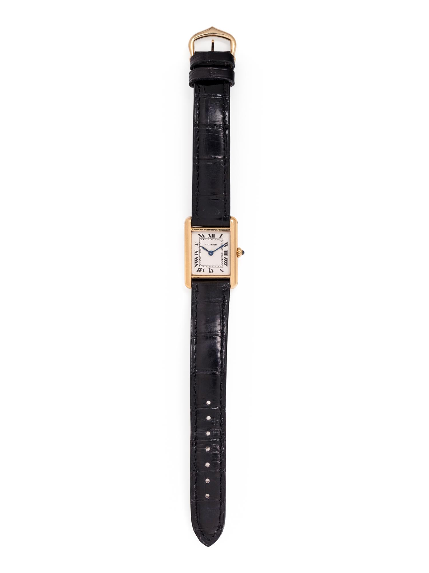 CARTIER, 18K YELLOW GOLD REF. 1150 'TANK' WRISTWATCH