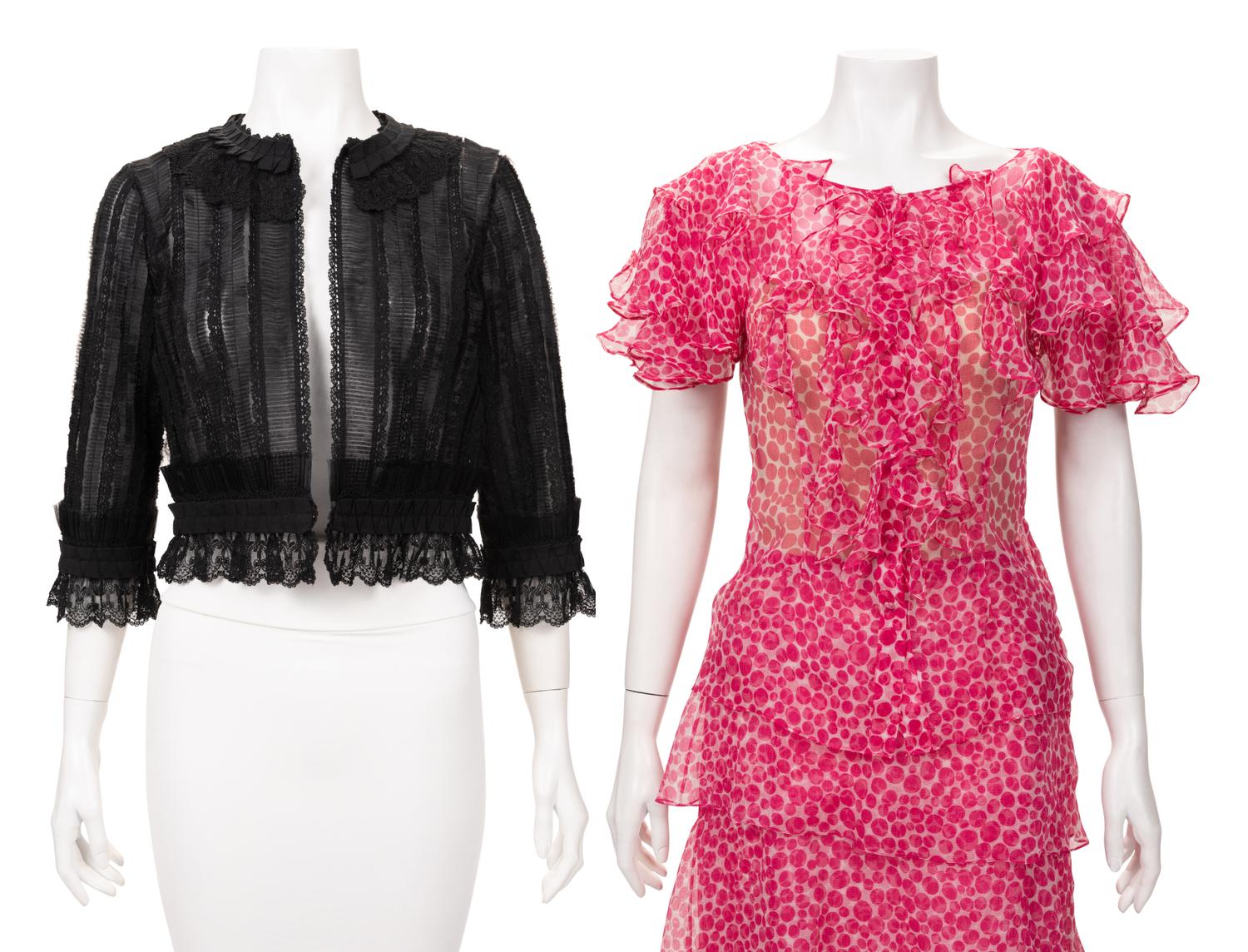 Five Designer Pieces: Four Oscar de la Renta and One Chanel, 2000s