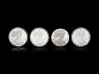[PRIVATE ISSUE] Four 1-Pound Silver Rounds