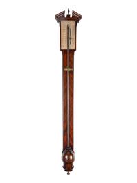 A George III Mahogany Stick Barometer