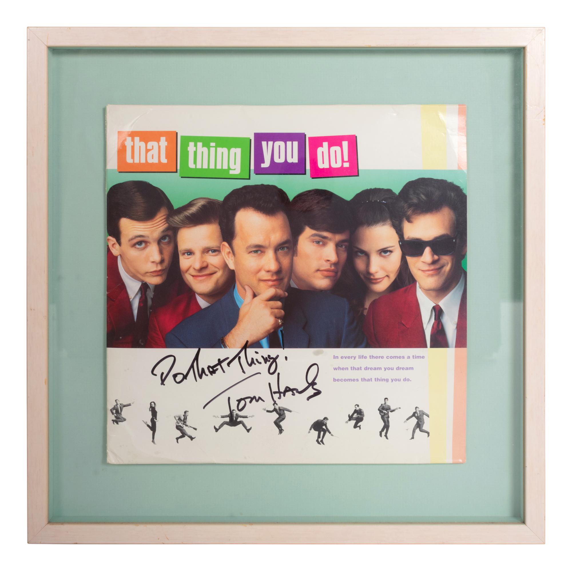 (Celebrity Memorabilia) A group of memorabilia from 8 Tom Hanks films, comprising: