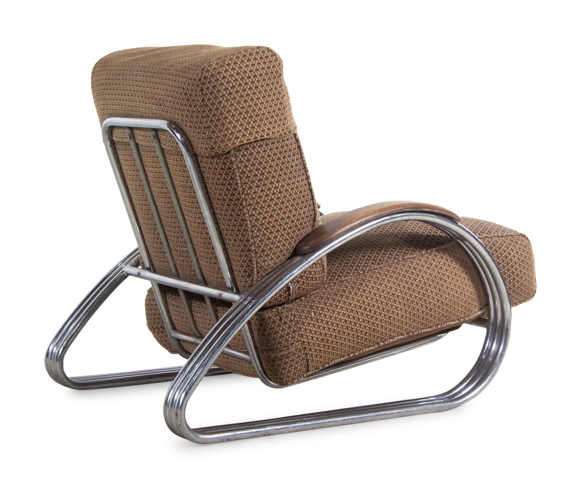 Streamline Lounge Chair, c. 1930 Lloyd Manufacturing Company