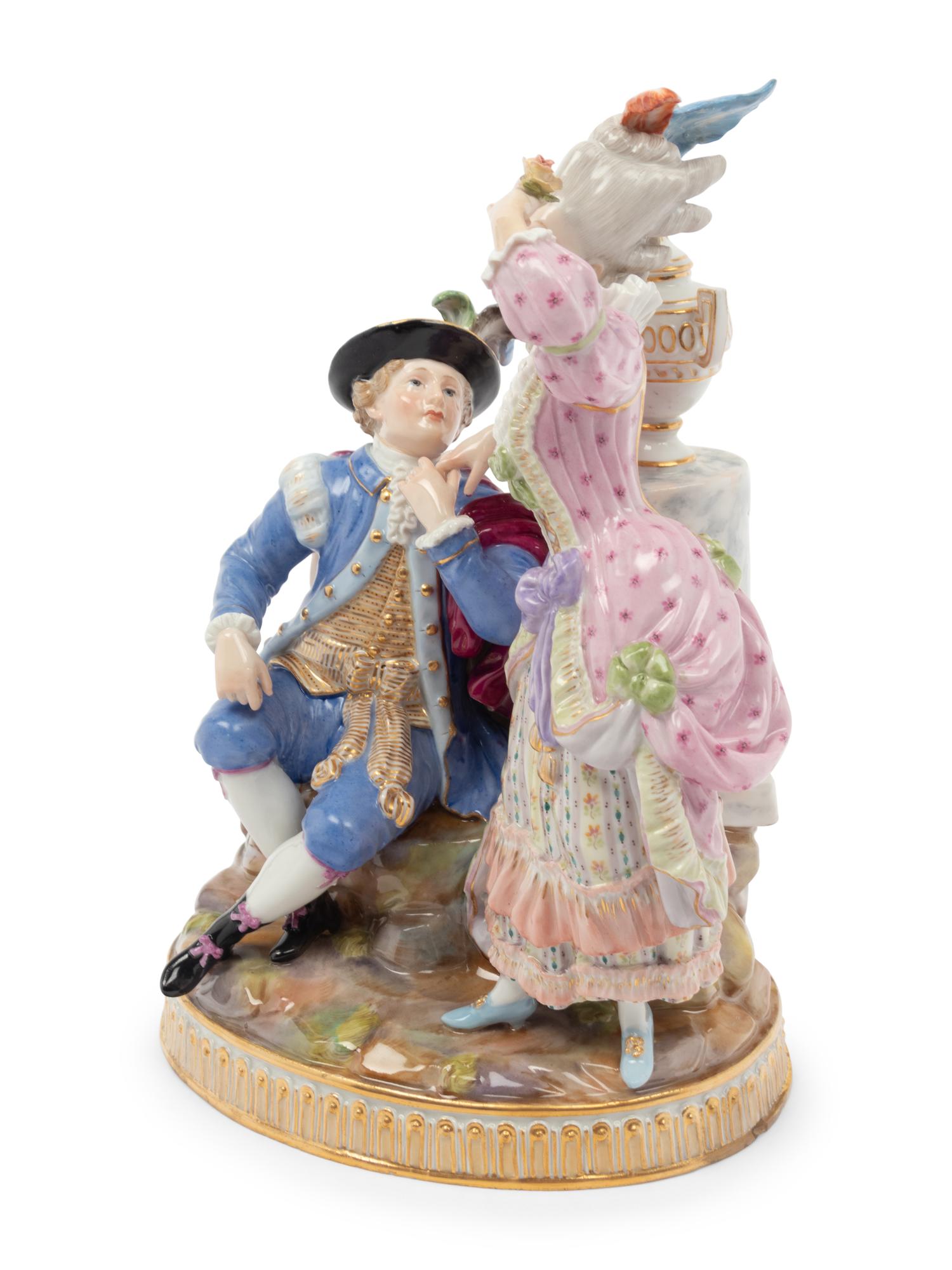 A Meissen Porcelain Figural Group