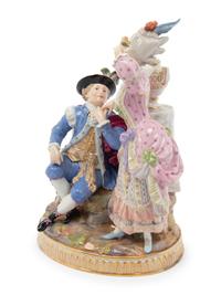 A Meissen Porcelain Figural Group