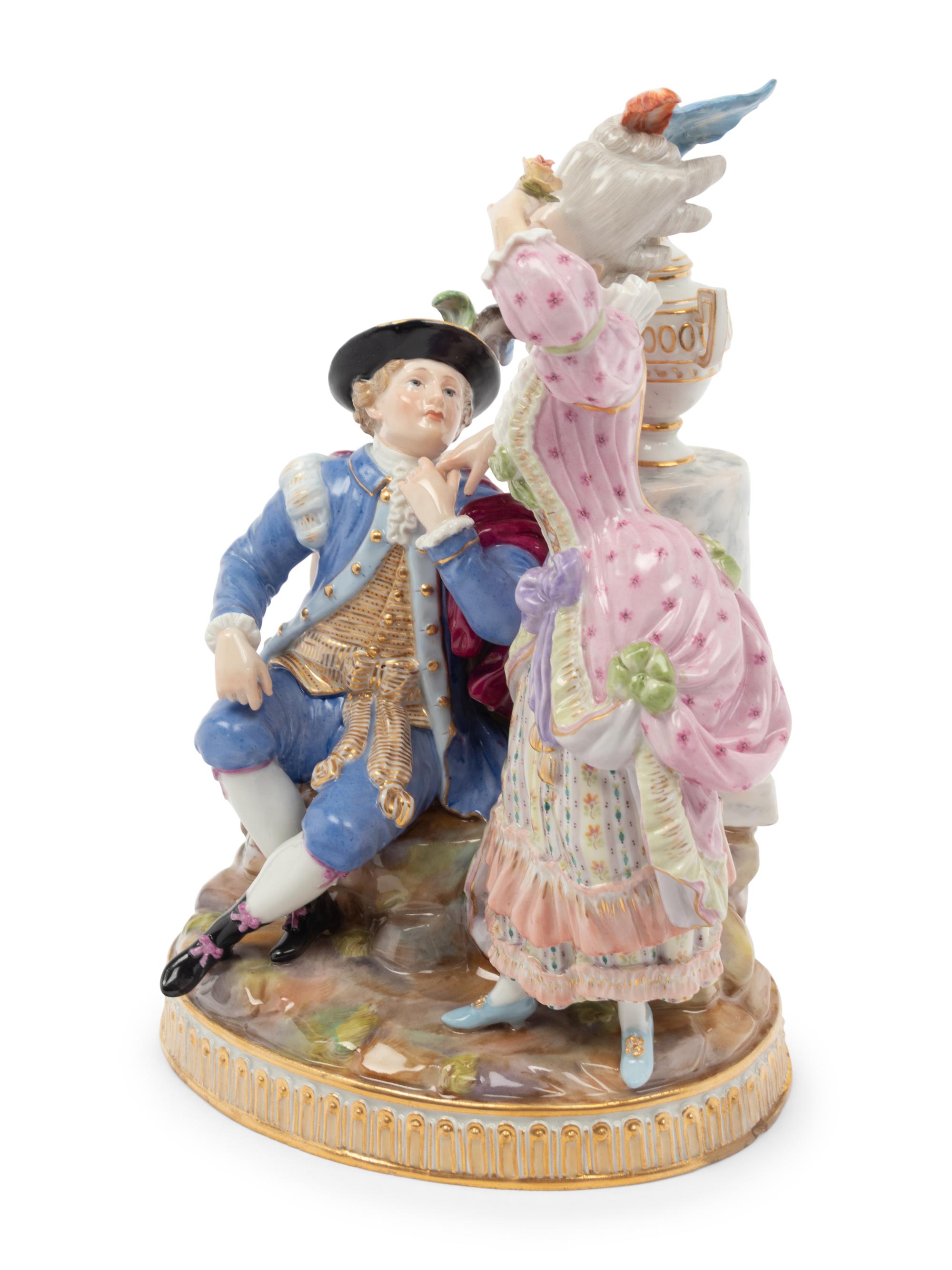 A Meissen Porcelain Figural Group