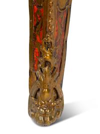 A Napoleon III Style Brass and Tortoise Shell Inlaid Center Table