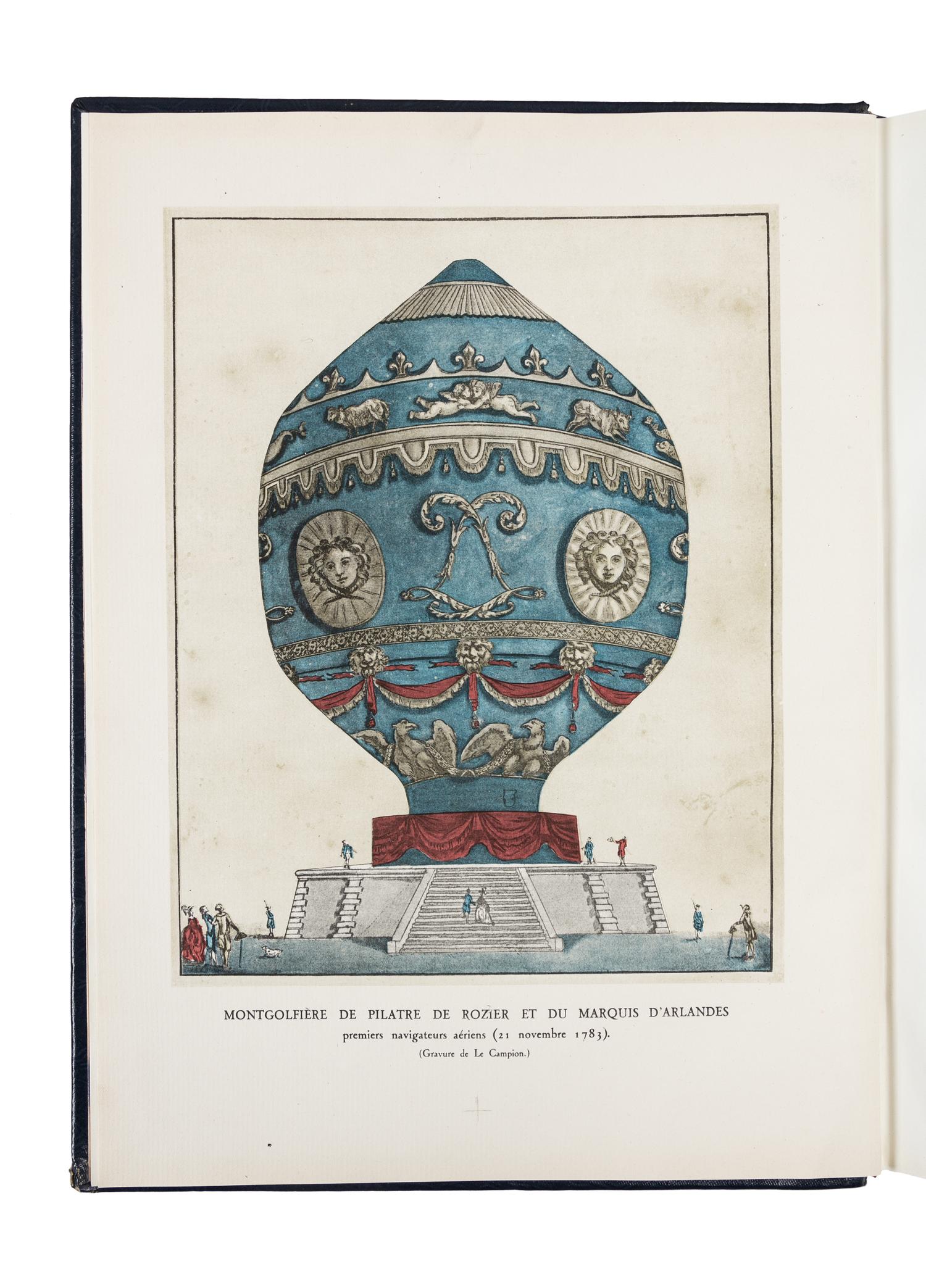 DOLLFUS, Charles (1893-1981); and BOUCHÉ, Henri (1893-1970). Histoire de L'Aéronautique. Paris: L'Illustration, 1932.