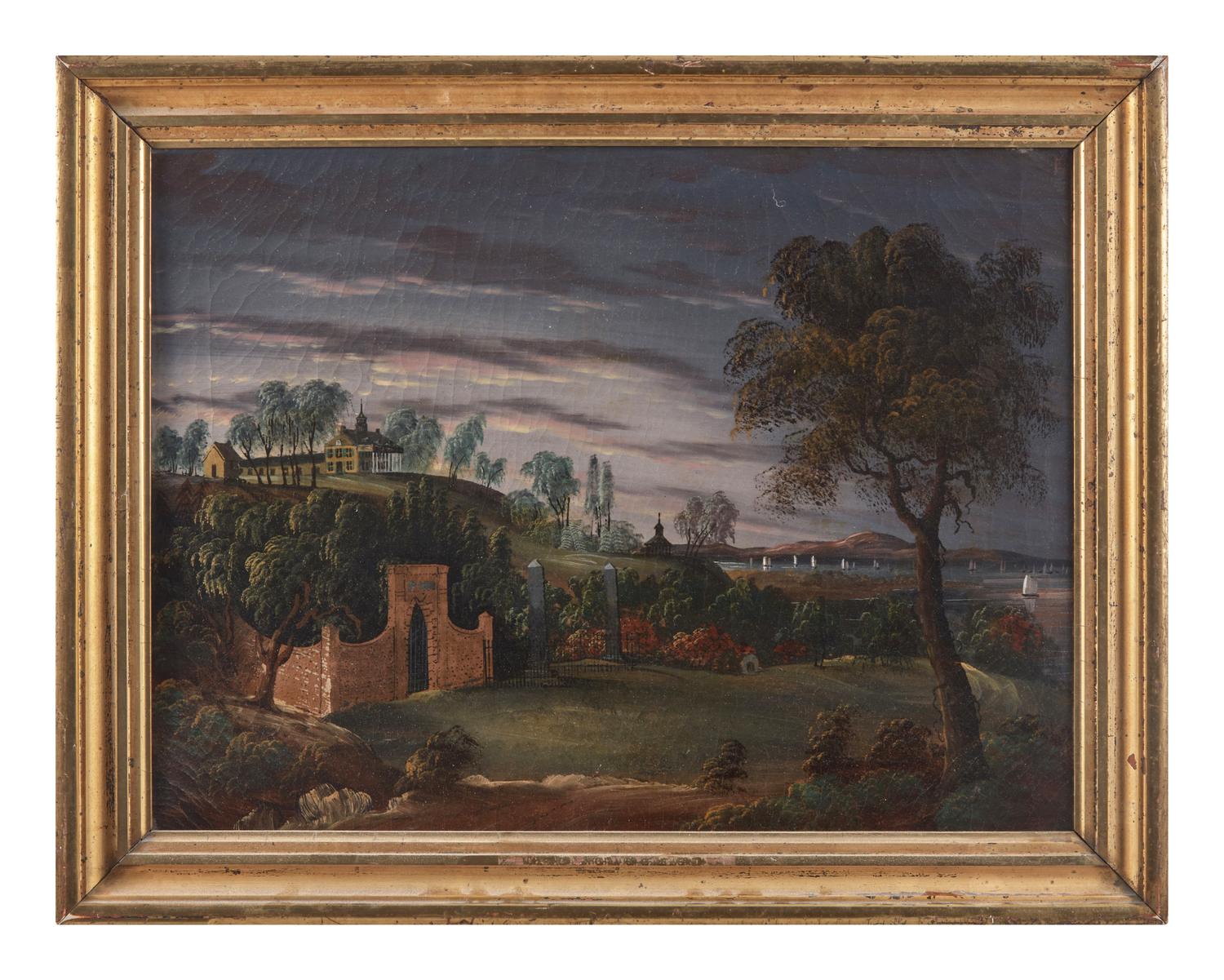 William Matthew Prior (1806-1873), View of Washington's Tomb with Mount Vernon Beyond , Circa 1850