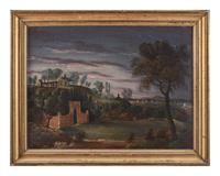 William Matthew Prior (1806-1873), View of Washington's Tomb with Mount Vernon Beyond , Circa 1850