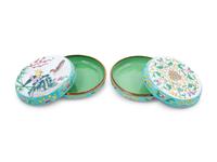 Thirteen Chinese Canton Enamel on Metal Articles