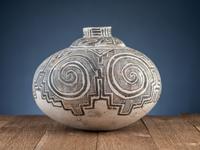 Tularosa Black-on-White Pottery Jar