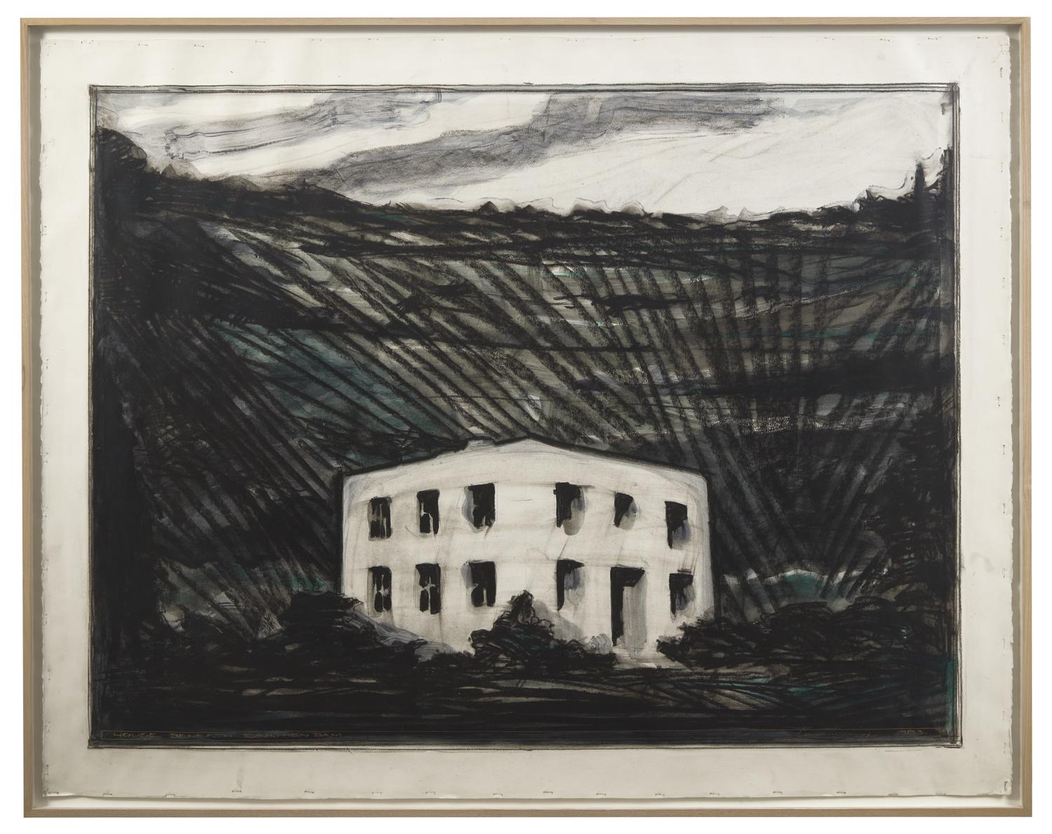 House Beneath Earthen Dam, 1983