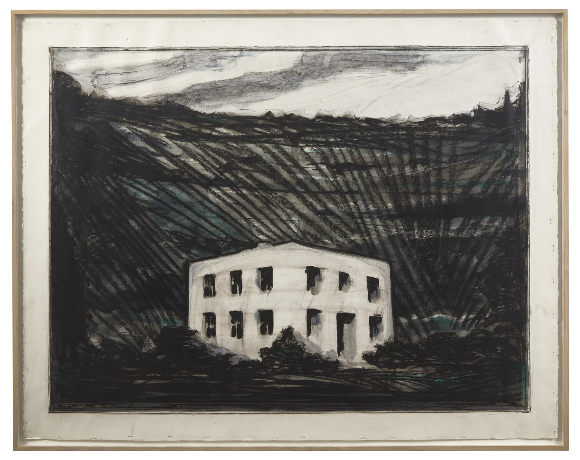 House Beneath Earthen Dam, 1983