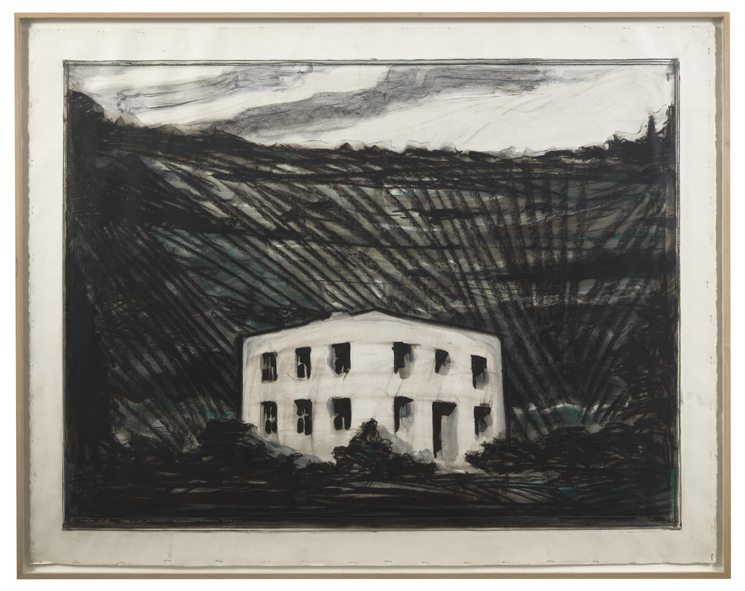 House Beneath Earthen Dam, 1983