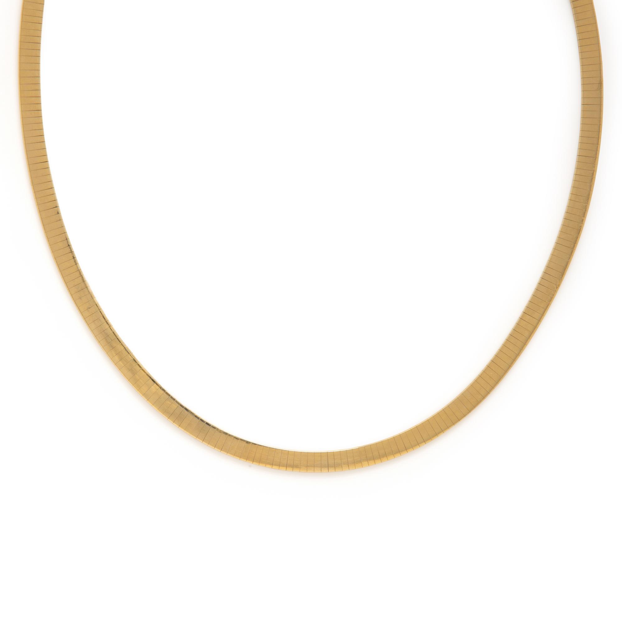 Two Yellow Gold Necklaces