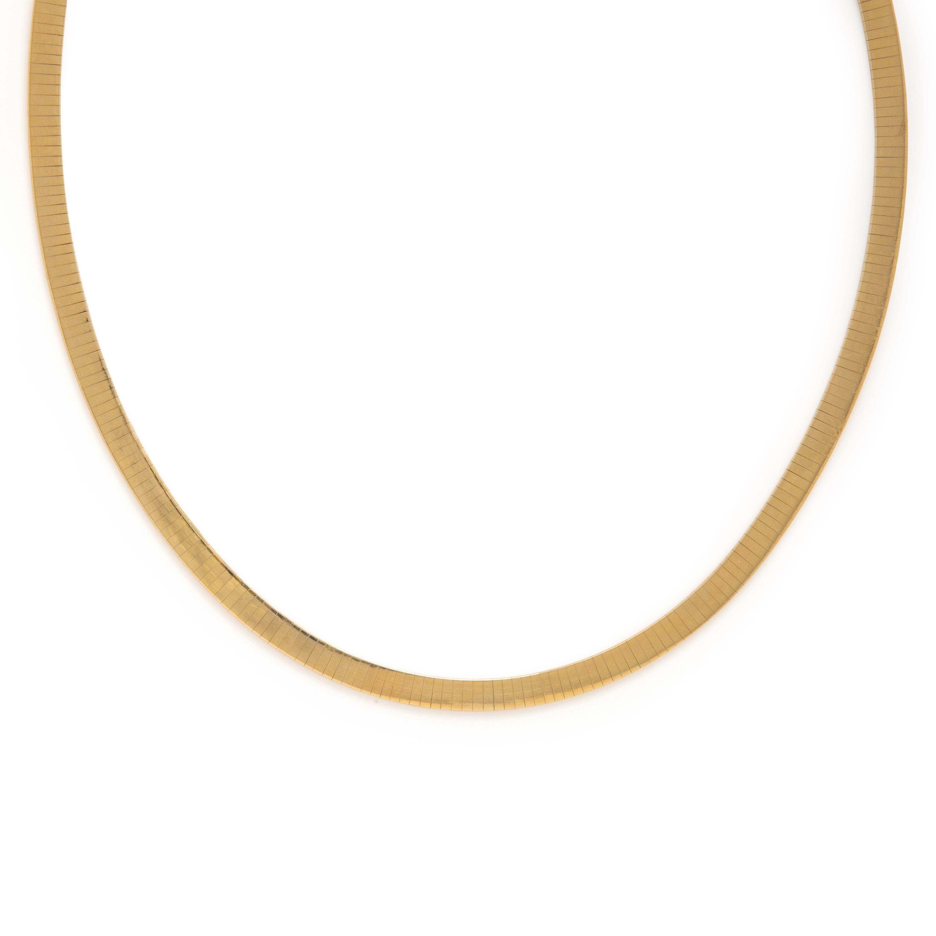 Two Yellow Gold Necklaces