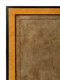 A Russian Neoclassical Style Birch and Parcel Ebonized Partner's Desk