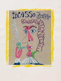 Pablo Picasso, (Spanish, 1881-1973), Fumeur from Dessins 66-69