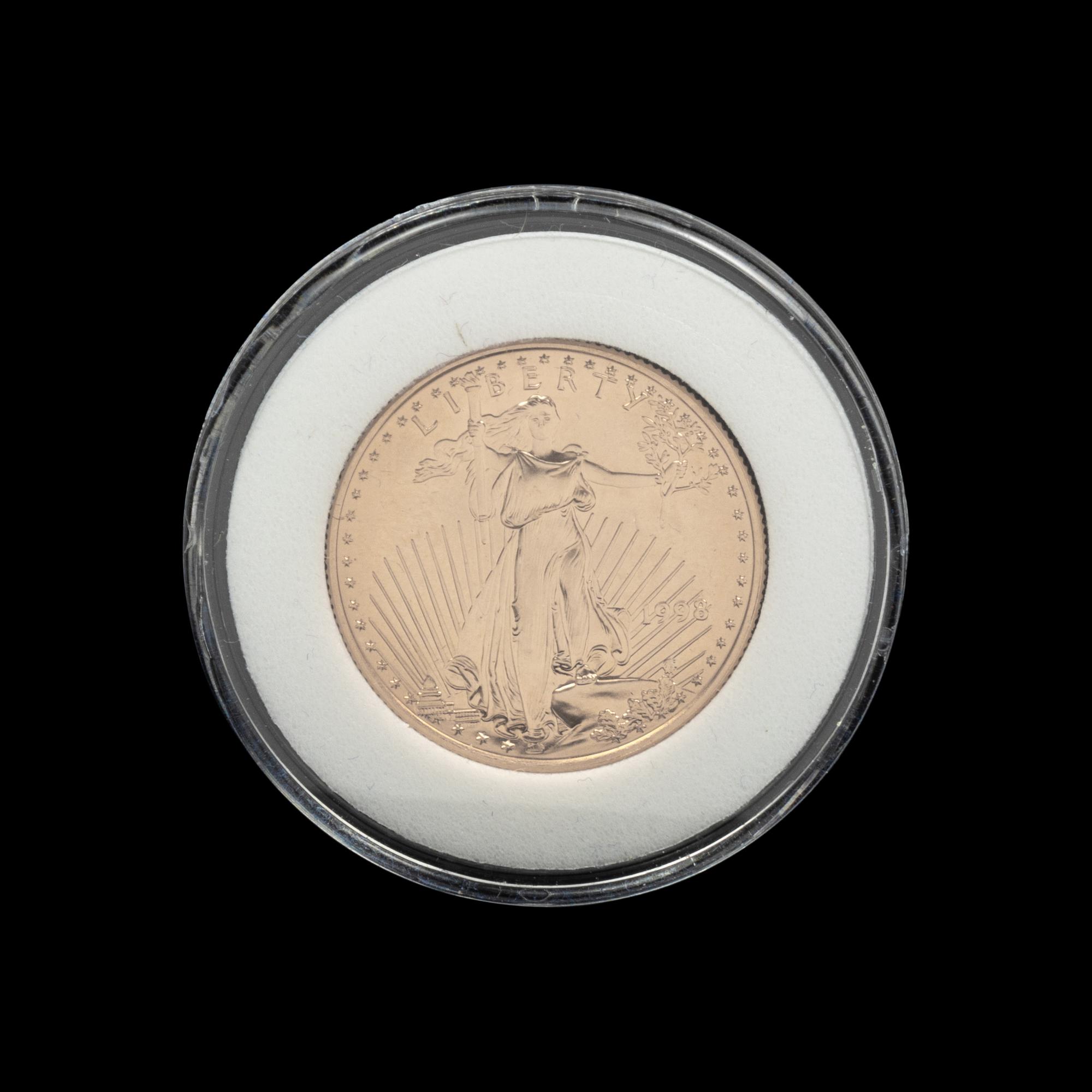 A 1998 Gold Eagle 1/2 oz. Gold Coin