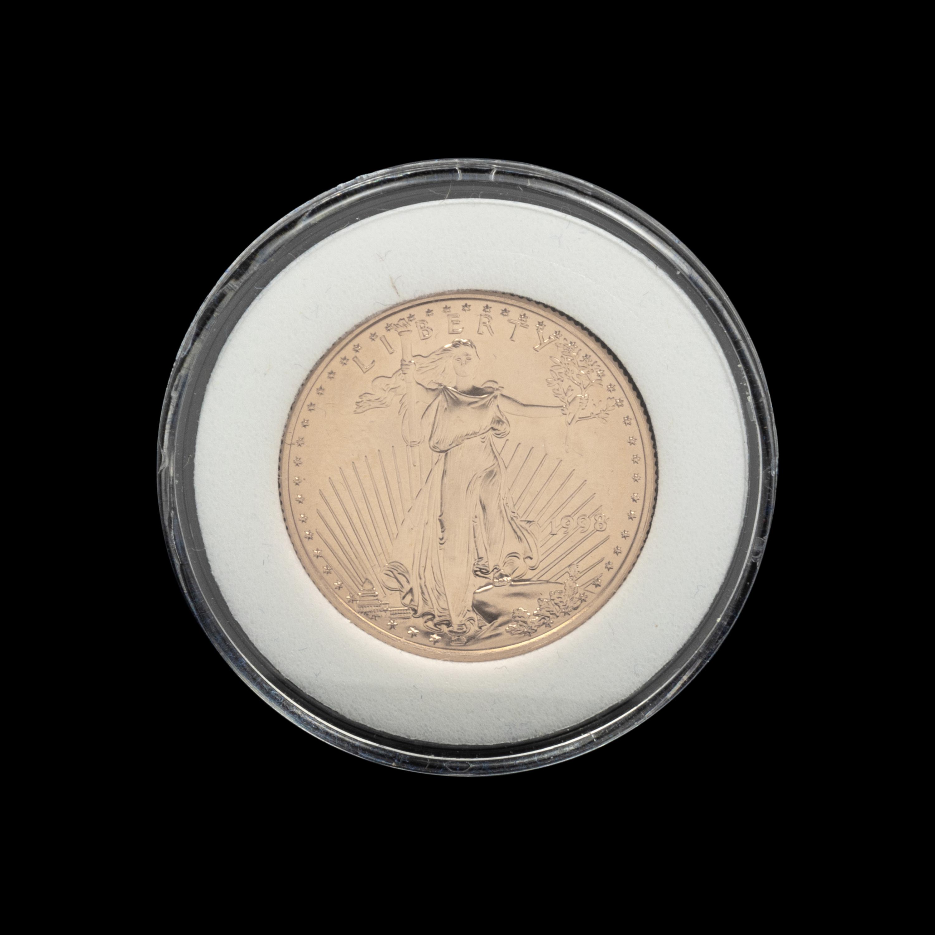 A 1998 Gold Eagle 1/2 oz. Gold Coin