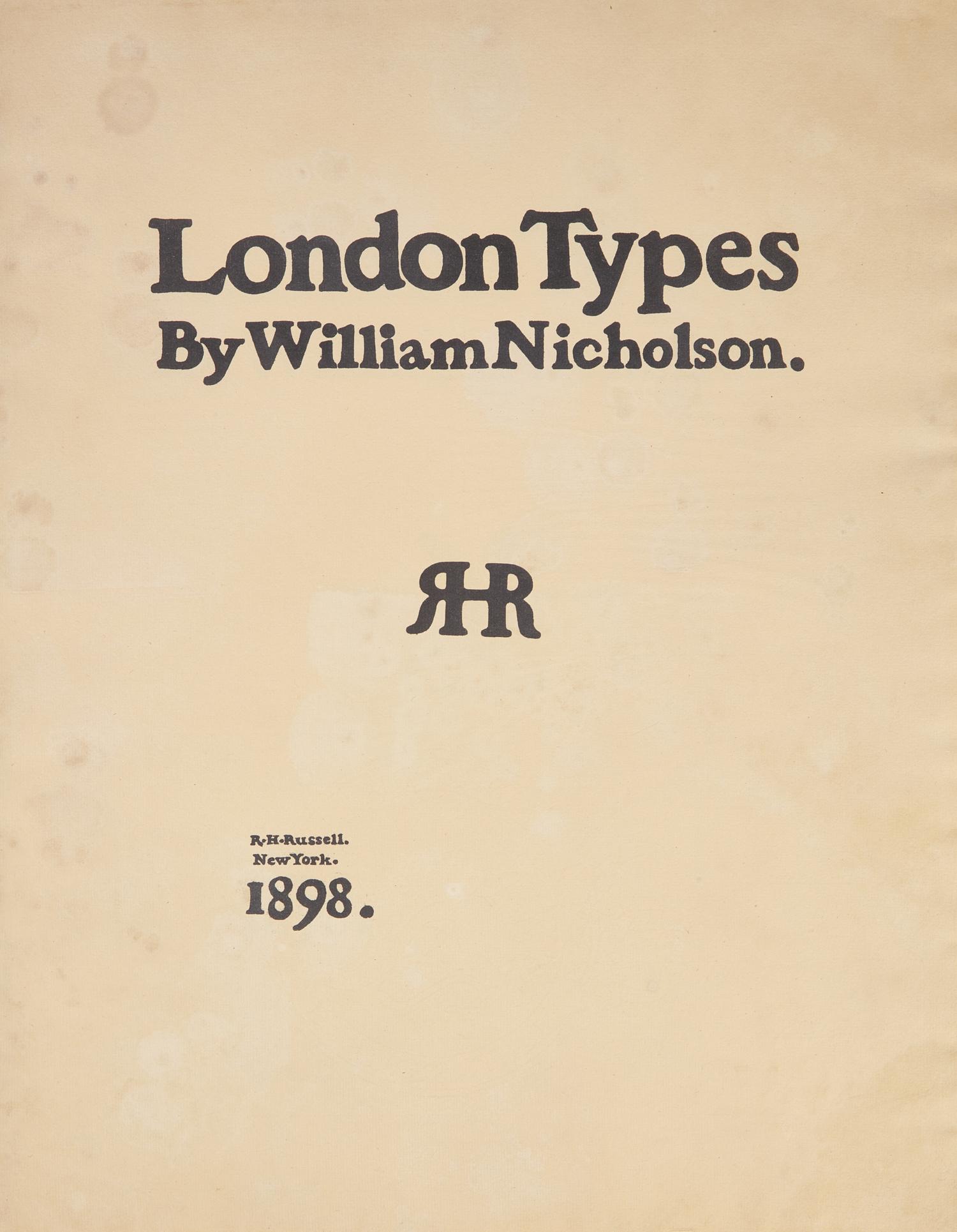 Nicholson, William. London Types